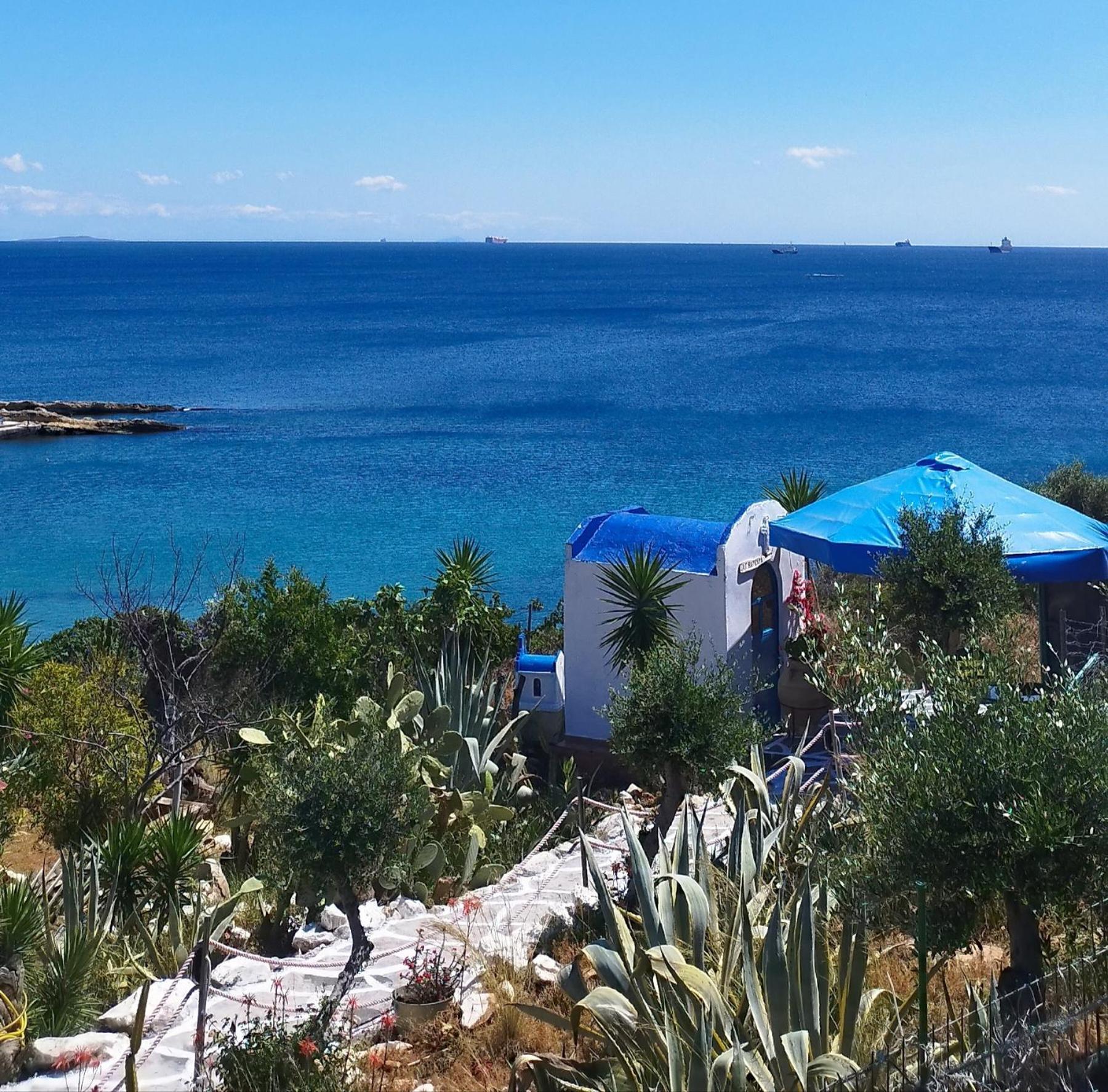 Kynosoura'S Sea View Apartment Ambelakia Luaran gambar